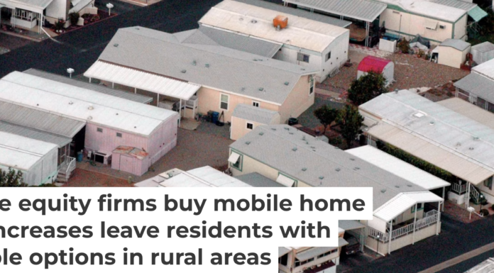 Although they’re often called ‘mobile,’ it’s hard and costly to relocate manufactured homes. Julia Robertson/Photodisc via Getty Images